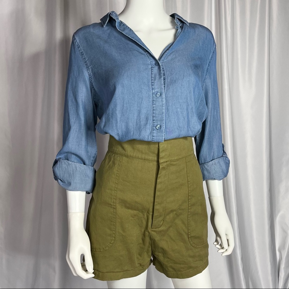 Como Vintage Denim Look Button Down
